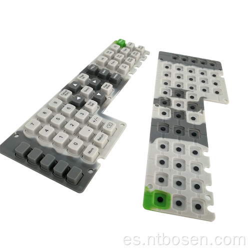 Botón de píldora personalizada de la impresión de la impresión del teclado de silicona